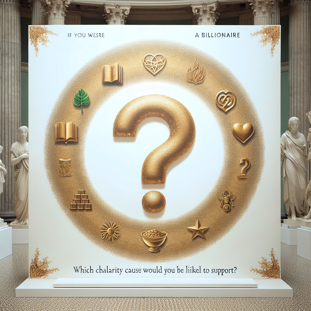 billionaire what charity would you start