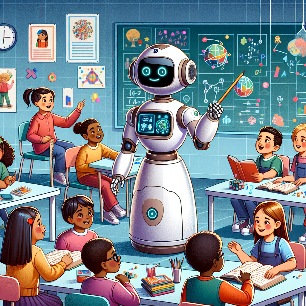 how to use a artificial intelligence robot to help kids learn